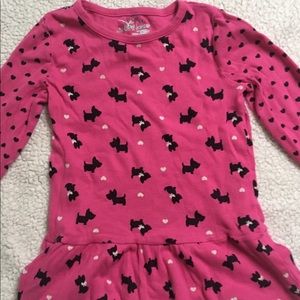 Cute Dog Print Long Sleeve Shirt